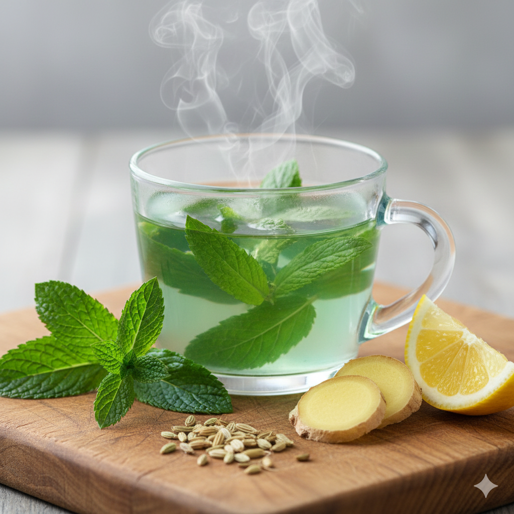 Infusions pour digestion facile apres repas